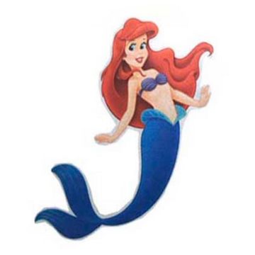 Printed Pool Motif on Tissue Paper - Happy Mermaid Approx. 114cm x 80cm