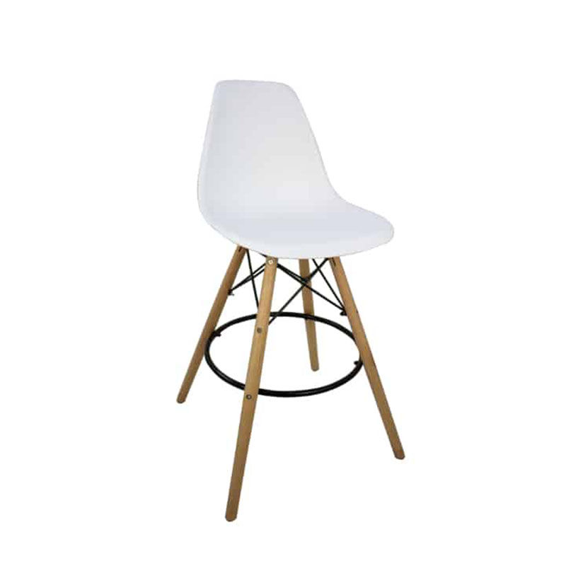 Vividitto - Replica Eames Bar Chair - White