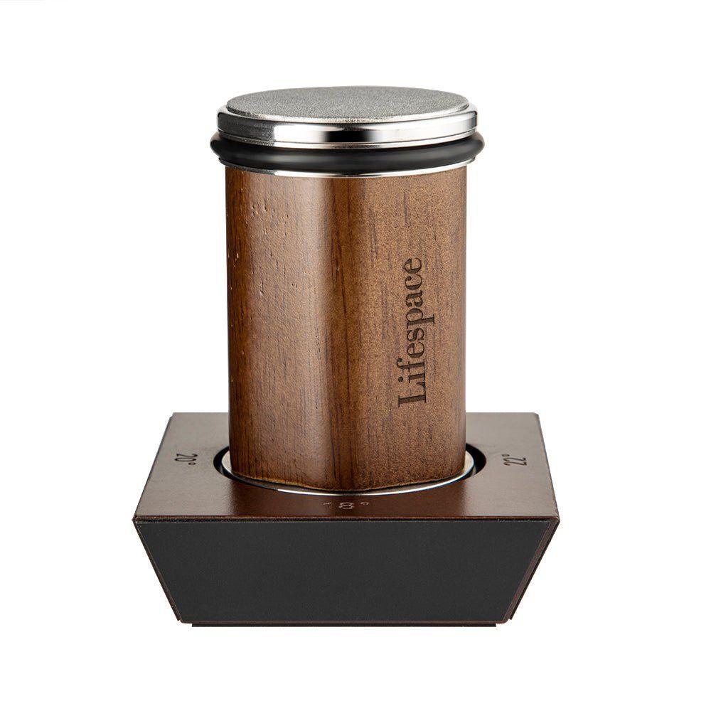 Lifespace Walnut & Alloy Rolling Knife Sharpener with 4 Blade Angles in a Gift Box