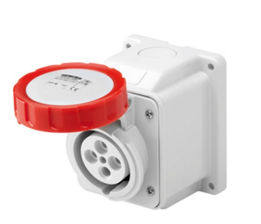16A 3P+E 400V Surf. Soc. Outlet IP67 6H