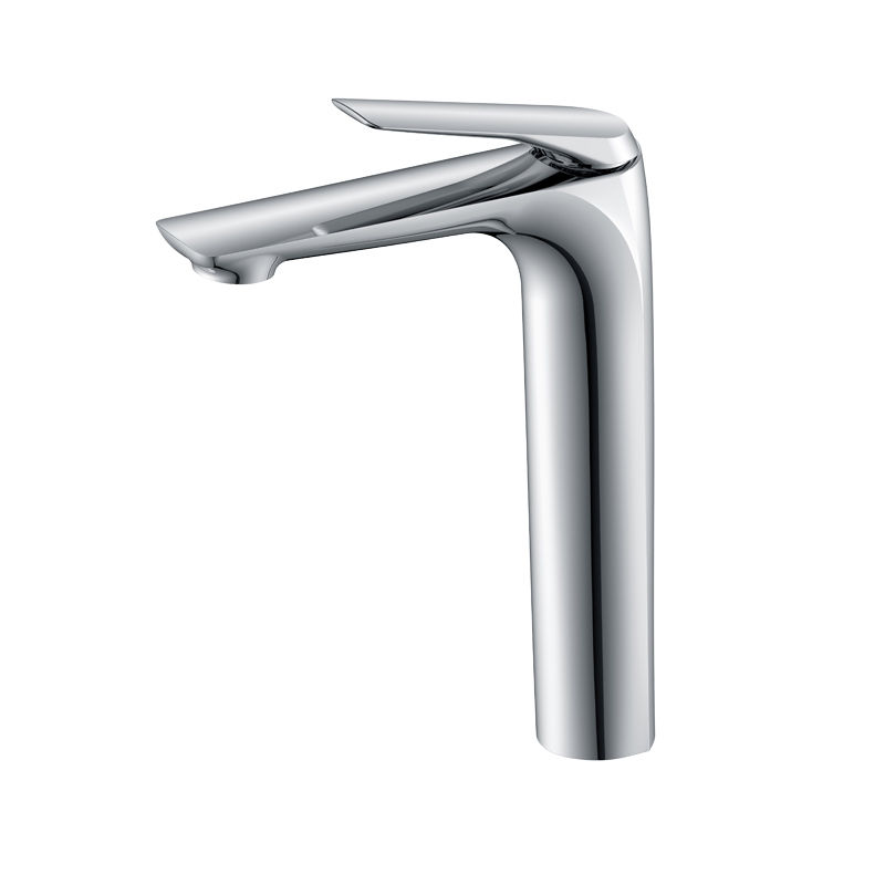 Fabro Basin Mixer Brass  Tall - Chrome