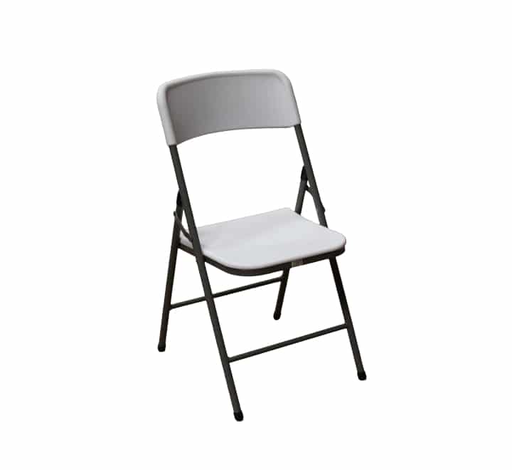 Vividitto -Plastic Folding Chair - White