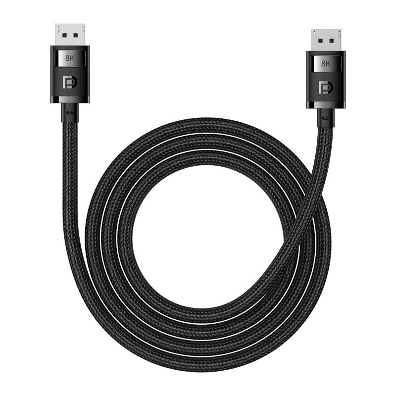 Baseus High Definition Series DP 8K to DP 8K Adapter Cable 2m - Cluster Black