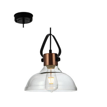 Pendant Glass - 230V E27 40W Radiant Lighting