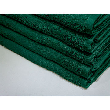 Plush 450GSM 70x130cms Bath Towels - 05 Pc Pack - Hunter Green