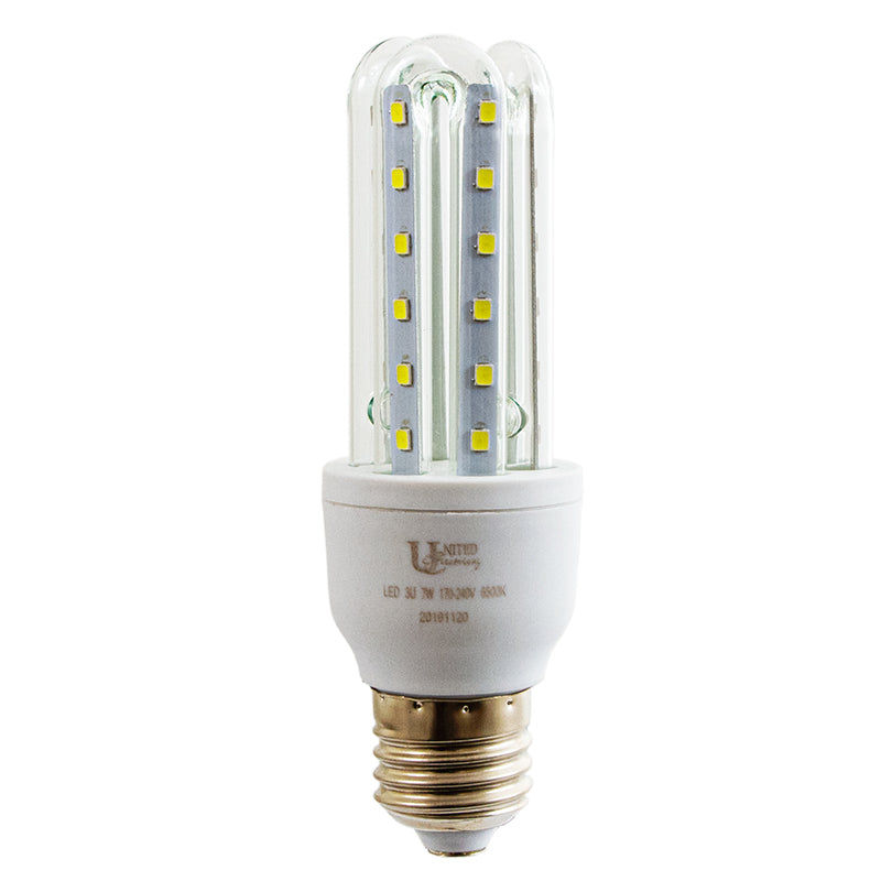 UNITED ELECTRICAL 7 Watt 3UE27 LED Bulb Cool White