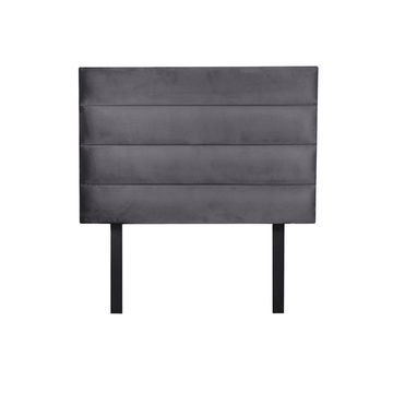 Chanya Diagonal Panel Headboard Grey Three Quarter