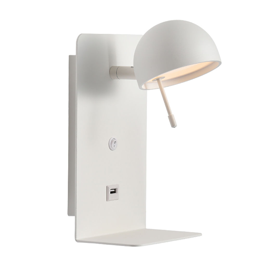 Eurolux - USB - Wall Light - 120mm - White