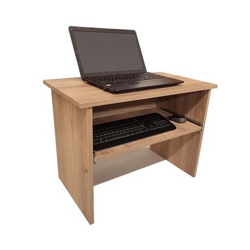 Glasgow Posture Laptop/Screen Stand with Pull out for Keyboards - Sahara