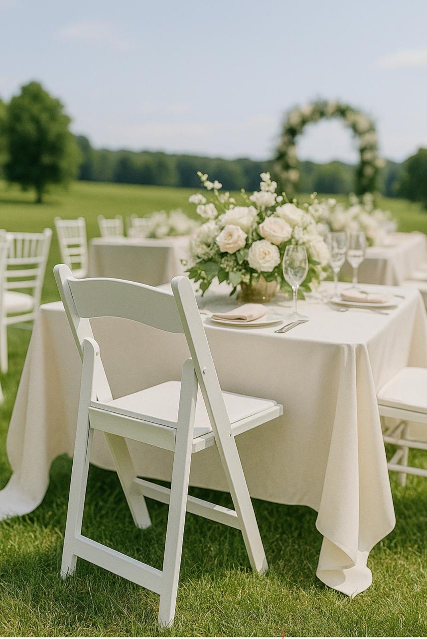 IG Furn- Wimbledon Resin Outdoor Chair White