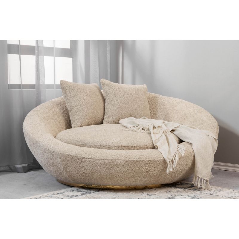 KC FURN-Rivia Occasional Chair (Beige)