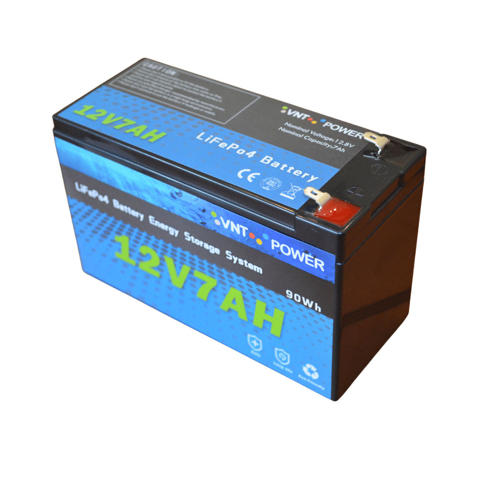 Lithium Ion Phosphate Battery - 12V 7Ah LiFePo4 - 90Wh