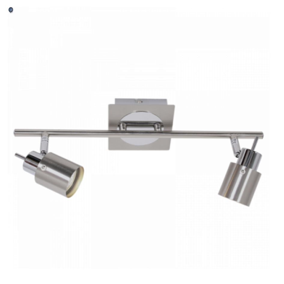Satin and Polished Chrome Spotlight
