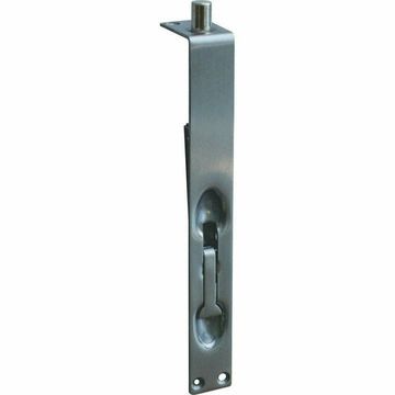 Flat stainless steel flush bolt