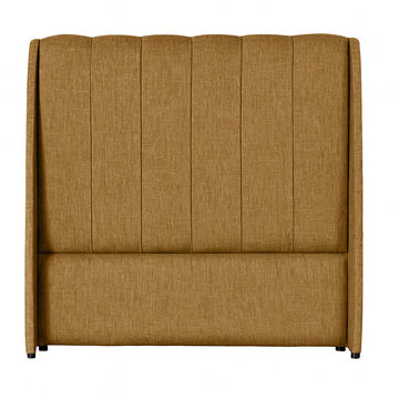Damira Upholstered Wingback Headboard King Monaco-Choc Fudge