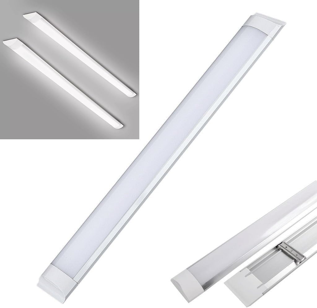 LED 20W 60CM Purification Lamp 220V PC Cover White Light Tube - AD-DG19