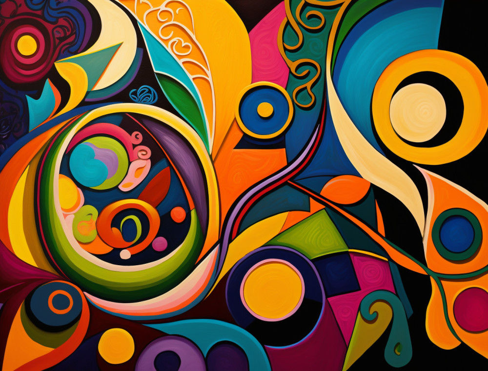 Canvas Wall Art - Diversity and Abstract Acrylic Painting  - B1378 - [120 x 80 cm]