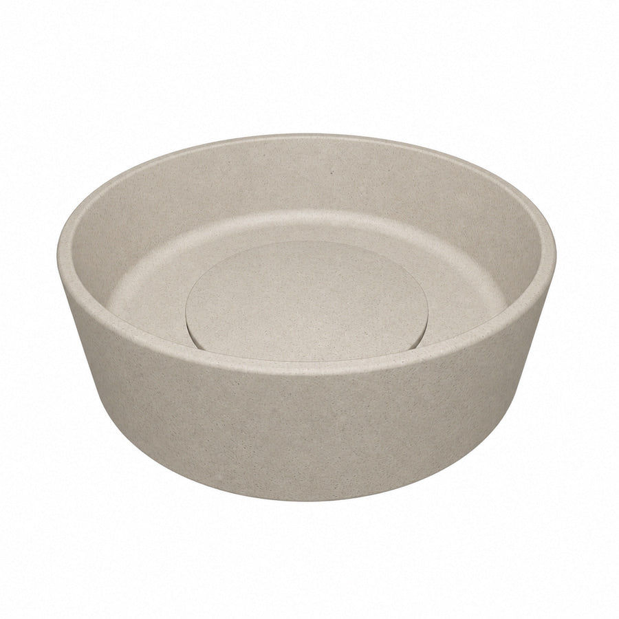 Laveo Perl 360 Granite Composite Countertop Basin - Beige (Beach Sand)