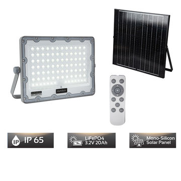 Solar 1800lm LED 6500K Floodlight