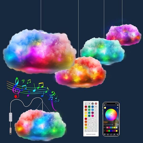 DIY RGB Colorful Cloud Light With App Control Lights Smart App1