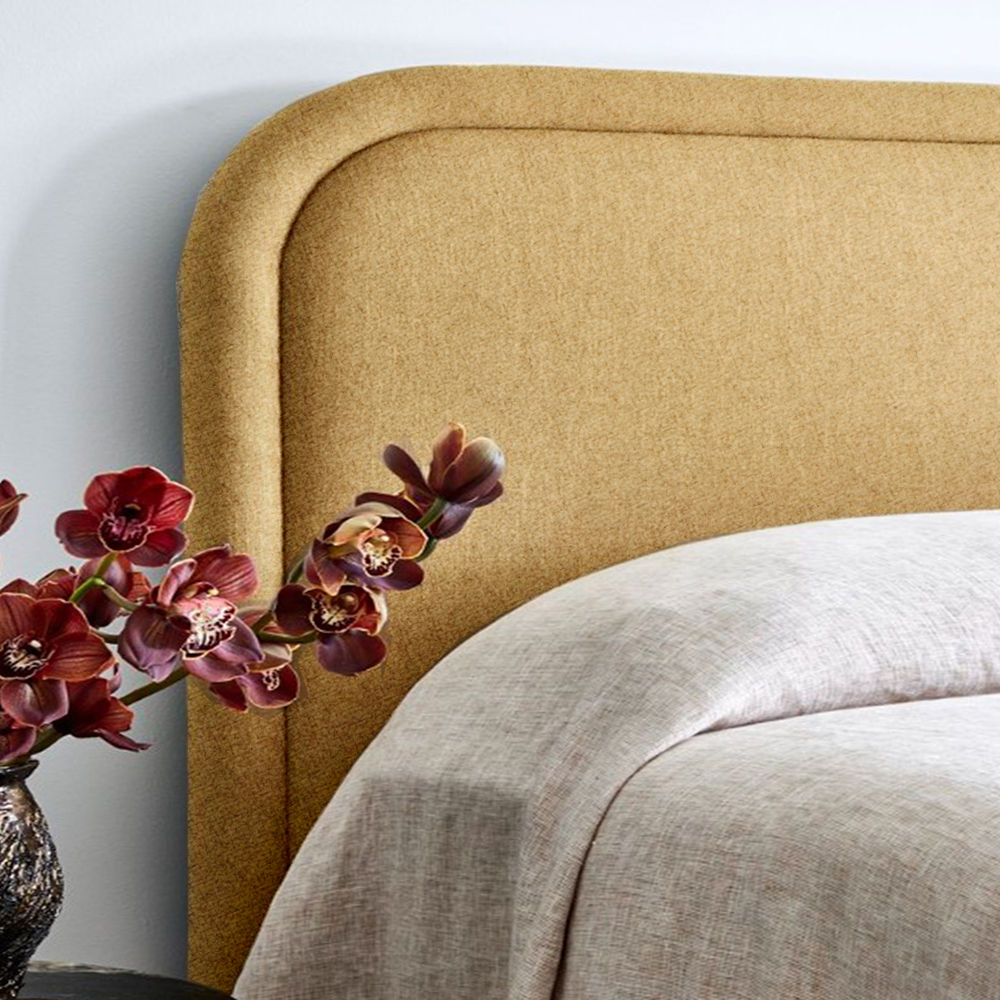 Bella Linen Headboard Amber Queen