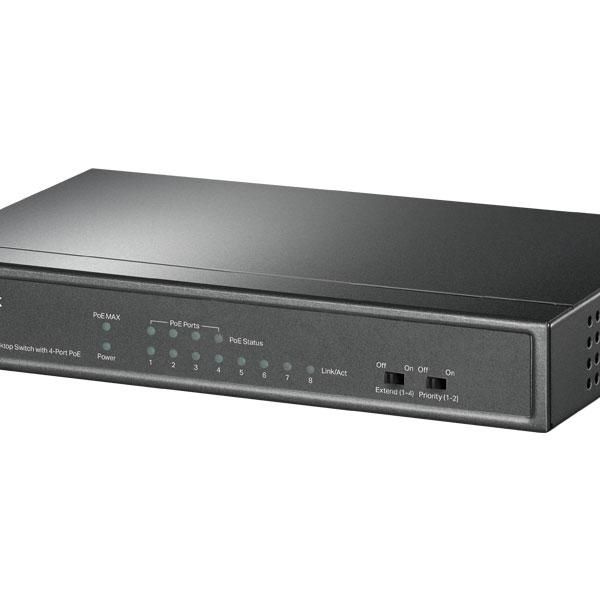 Tp-Link Tl-Sf1008Lp 8-Port 10 100Mbps Desktop Switch With 4-Port Poe