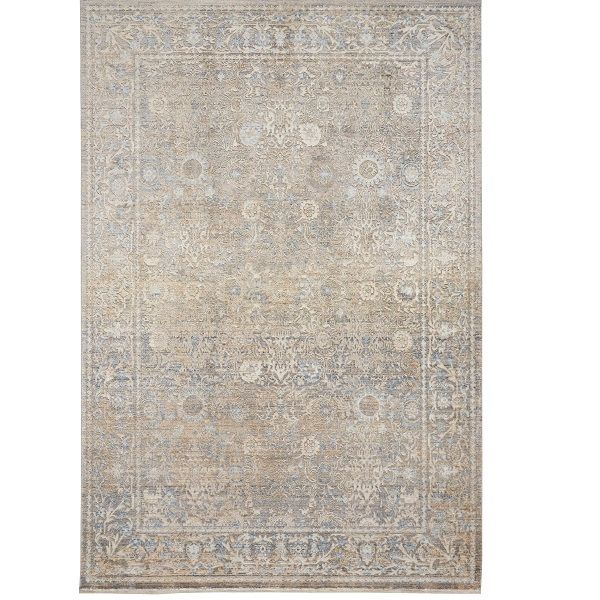 Lustrous Weave LUW01 in IVORY / BLUE  The Lustrous Weave area rug is soft underfoot, easy on the eyes, and complementary to a range of home décor.