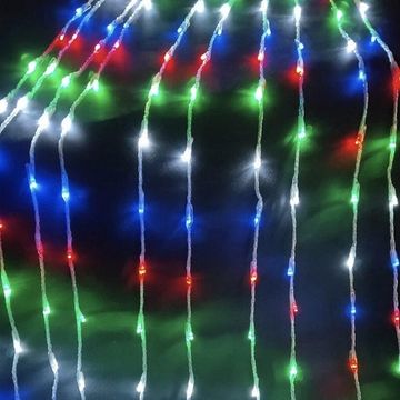 3m x 2m RGB Running Waterfall LED Fairy Light - ZYF-126