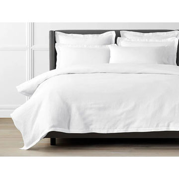 Rey's Fine Linen - Premium Collection - Duvet Cover Set - Optical White - Double (01pc Pack)