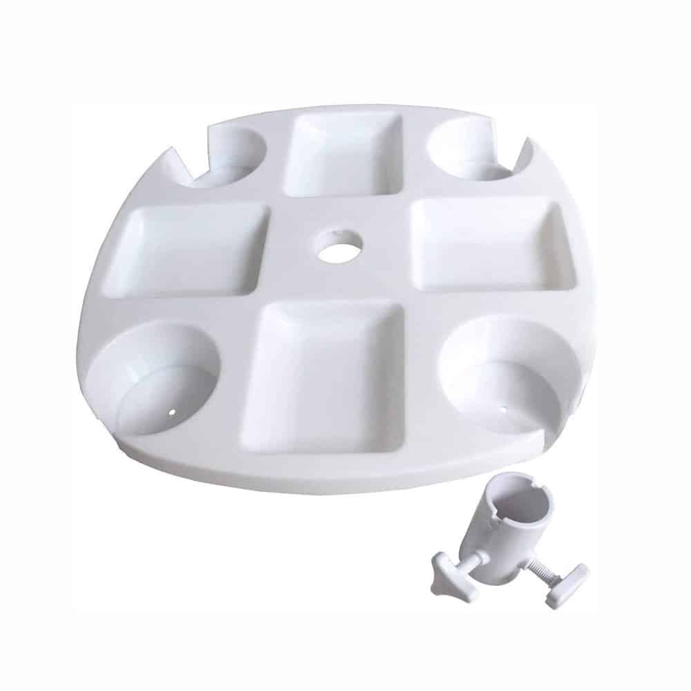 Killer Deals Beach Pool Patio Garden Umbrella Table Snack Cup Holder Tray