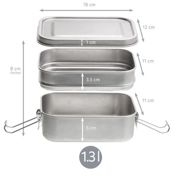Double Layer Lunch Box /1400 ml