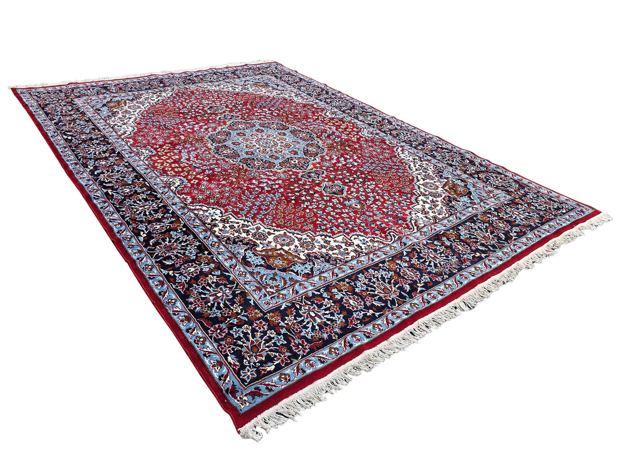 Like New Persian Kashan Pre-loved Machine Made Carpet - 400 x 300 CM