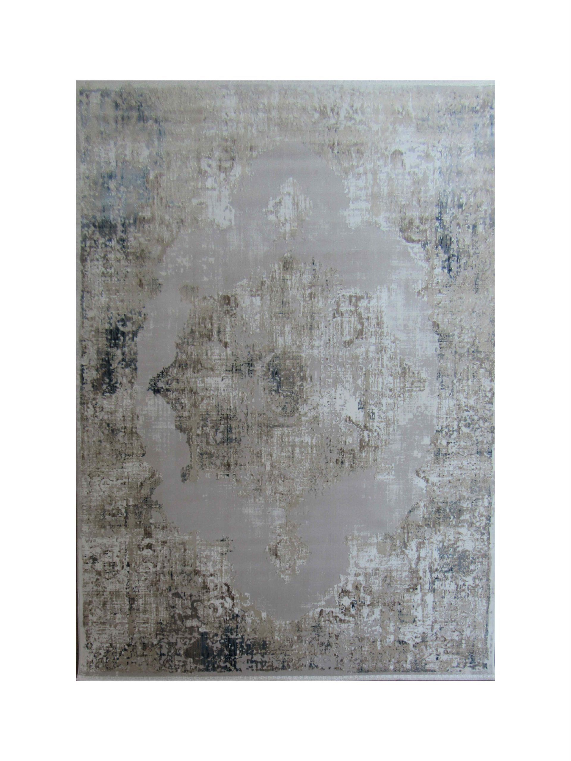 BK Carpets & Rugs - Vintage Indoor Rug – Pastel Beige & Blue- 2m x 2.9m