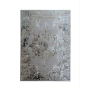 BK Carpets & Rugs - Vintage Indoor Rug – Pastel Beige & Blue- 2m x 2.9m