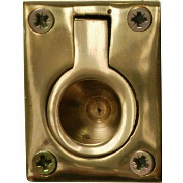 Solid brass flush pull out ring handle 50mmx38mm
