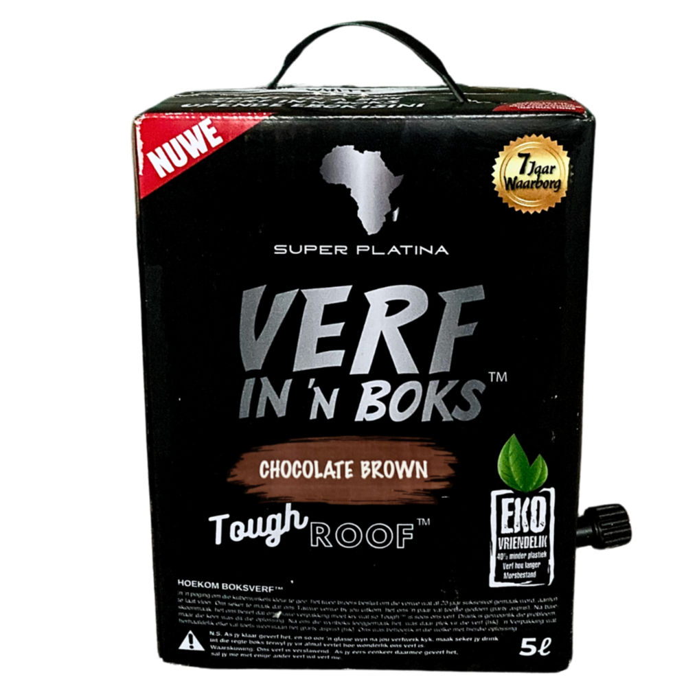 Super Platina - Paint in a Box Tough Roof and Paving Paint 5L - Chocolate Brown