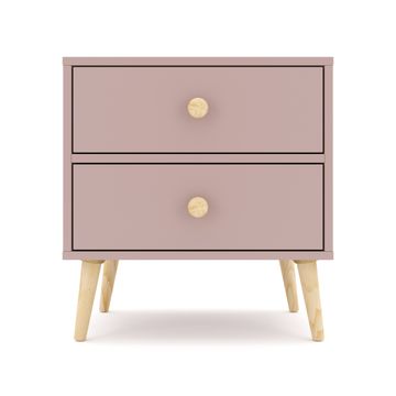 BAM! Impression Two Drawer Bedside Table - Naran