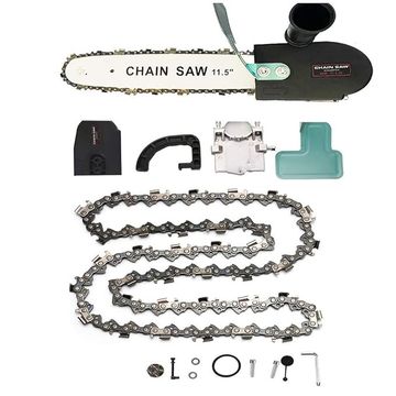 11.5" chainsaw converter electric chain saw stand free-installation For Angle Grinder -XF000037