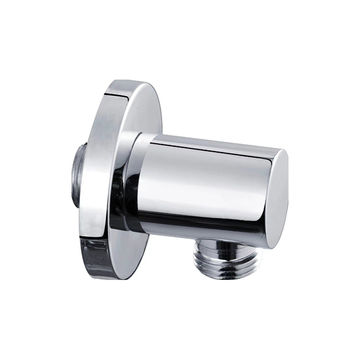 Devario Premio Shower Outlet Elbow Round Brass -Chrome