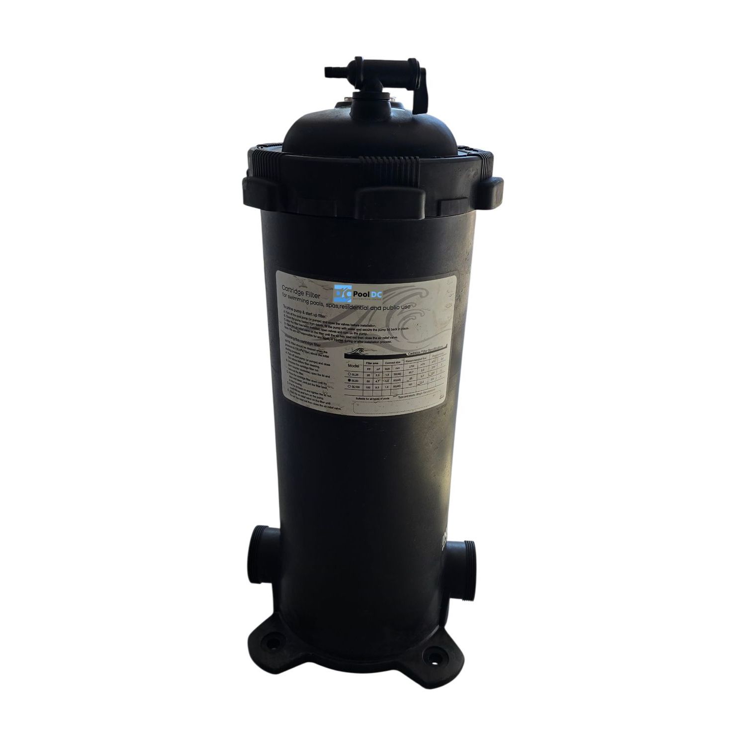 Crystal Clear GL50 Swimming Pool Cartridge Filter - Up to 45,000L