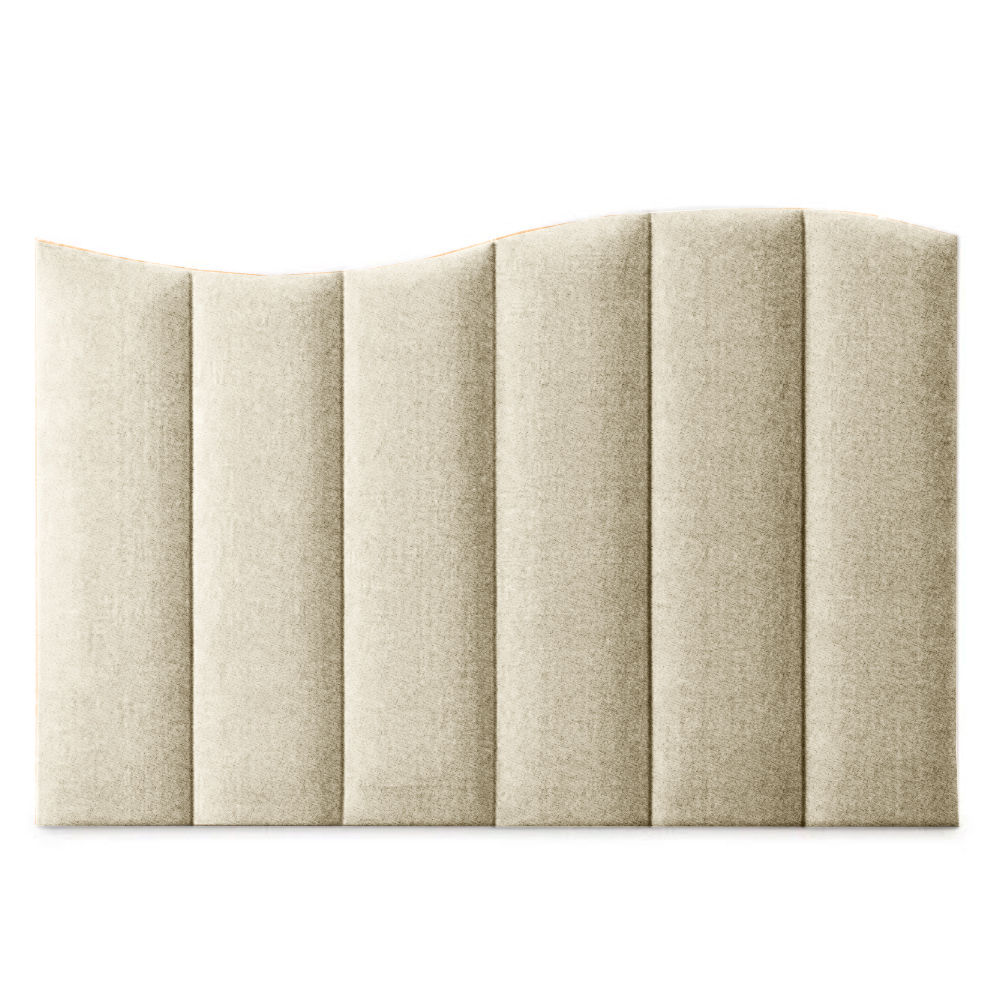 Magnolia Upholstered Boucle Headboard Light Stone King