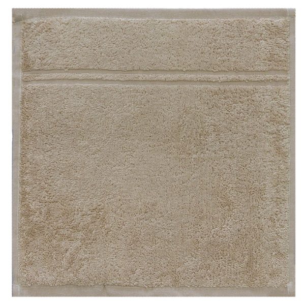 Bunty's Hotel Collection 600GSM Face Cloths - 01 Pc Pack - Tapioca