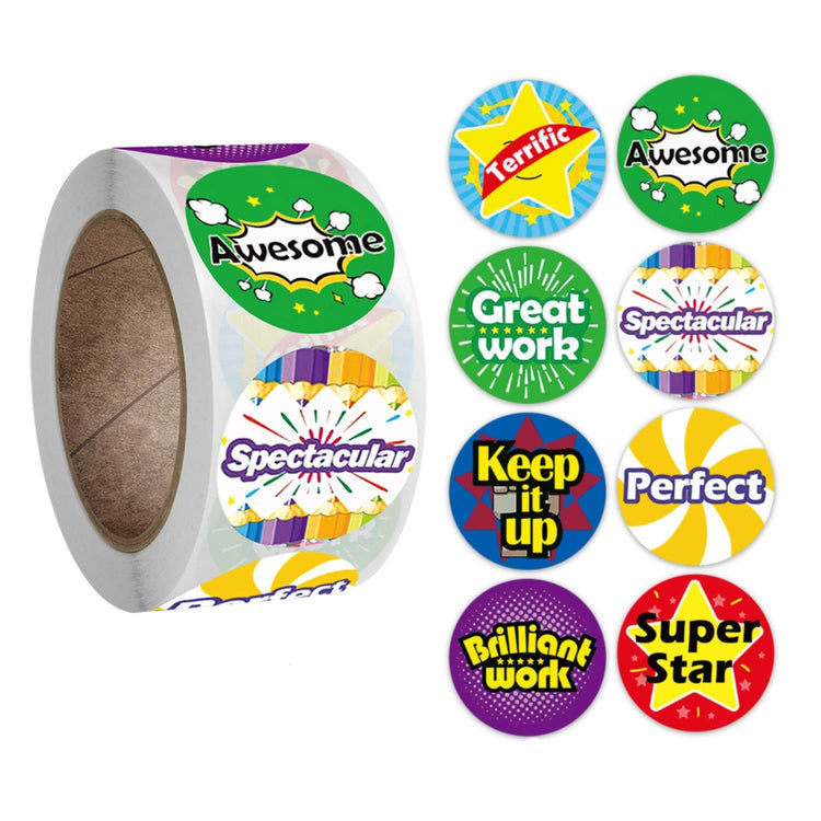 School Crèche teacher gift motivational Terrific stickers scrapbook 500pc