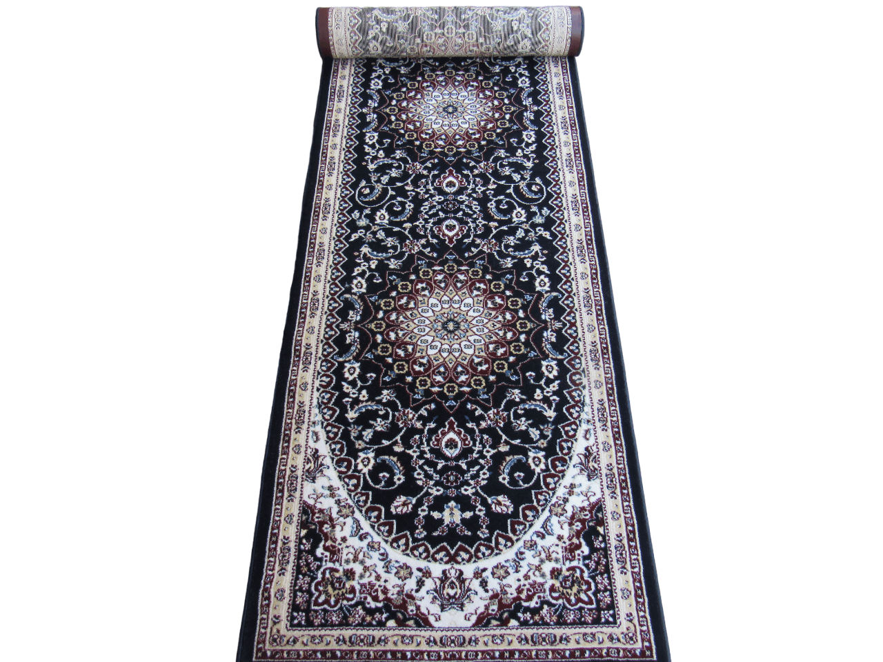 BK Carpets & Rugs - Persian Inspired Passage Runner - 80cm x 3m - Blue - Red