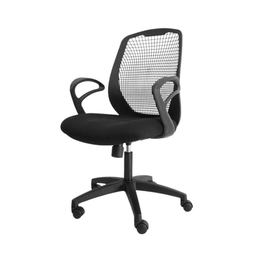 Office Chair - Grid : Mid Back Nylon Net-Frame Office Chair