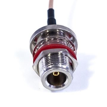 Mmcx(M) 90 Deg. To N(F) Bulkhead - 300Mm Pigtail, Rg174