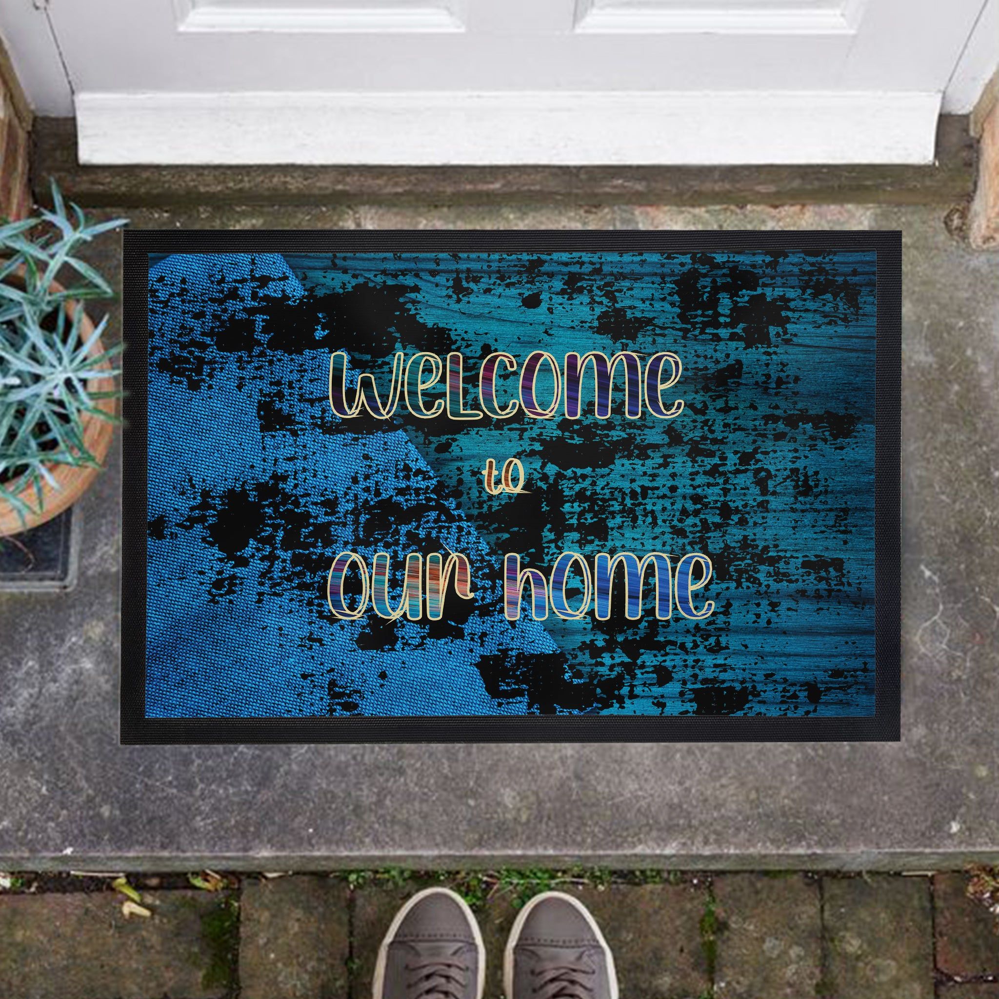 Welcome to Our Home Door Mat