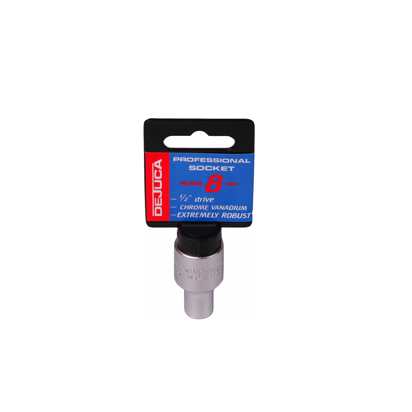 Dejuca - Socket - Cv - Fd - 1/2 Inch drive - 6pt - 8mm - 10 Pack