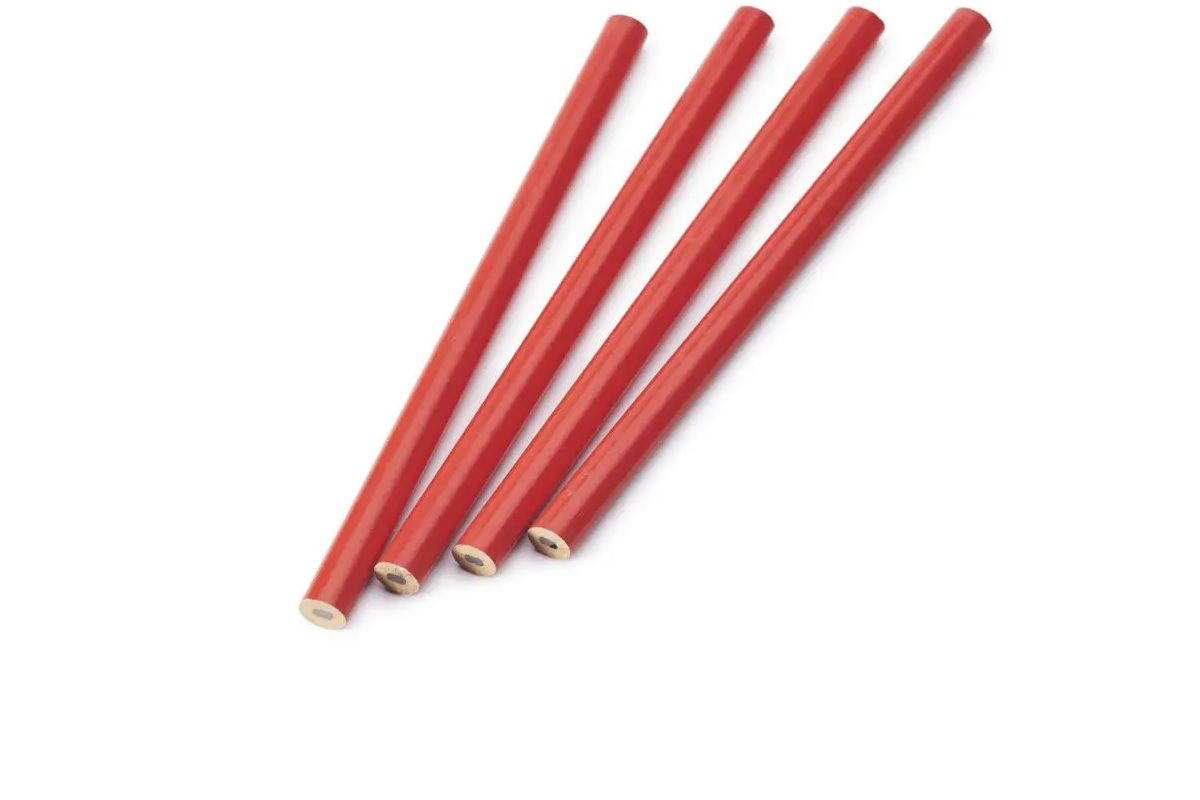 Carpenters Pencils, 4 Pieces (4 pack) BY WOODLY