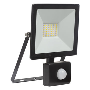 Eurolux - LED - 30w - Floodlight & Sensor - 4000K - Black - FS296